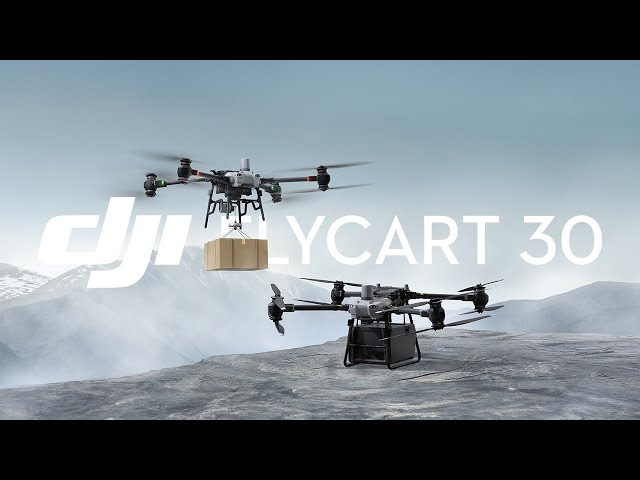 DJI представила свой первый курьер-беспилотник FlyCart 30