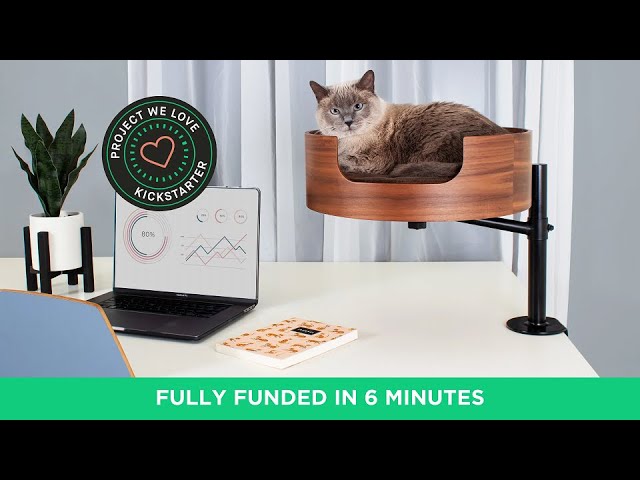 Изобретение Desk Nest Cat Bed решает одну из главных проблем современности (возможно)