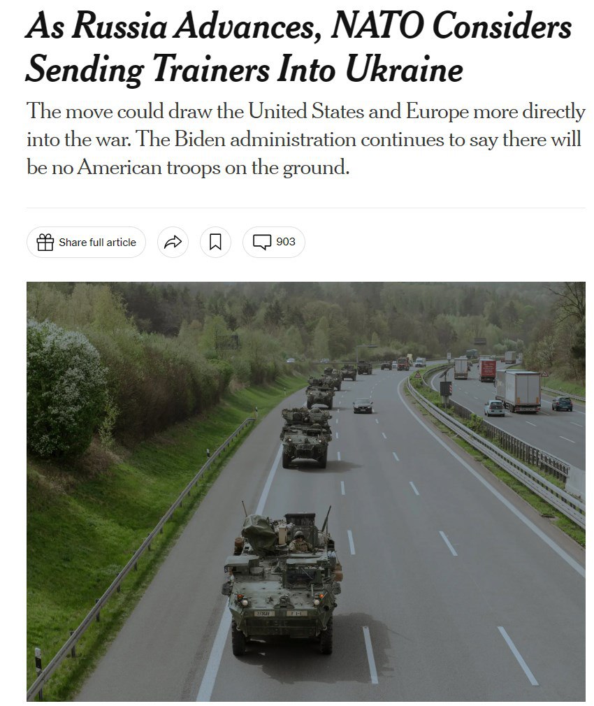1715951945 733 New York Times Украина зовет инструкторов НАТО для обучения 150
