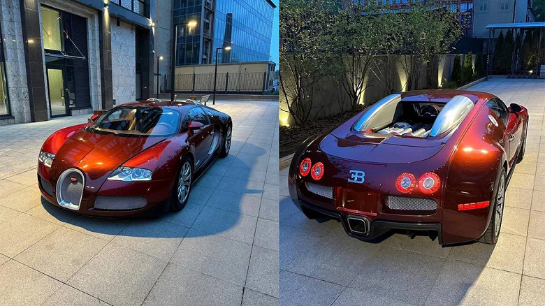 В России продают Bugatti Veyron. Автомобиль уже находится в Москве