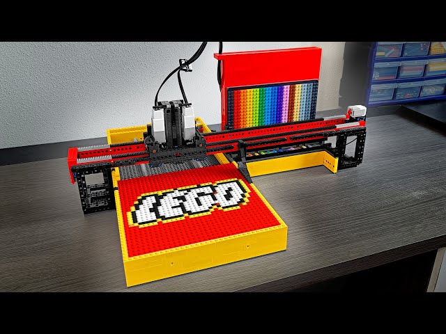 1719134429 642 Pixelbot 3000 робопринтер полностью сделанный из Lego