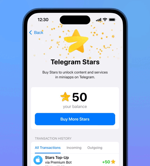 Telegram запустил валюту Stars для оплаты цифровых товаров и услуг в мини-приложениях