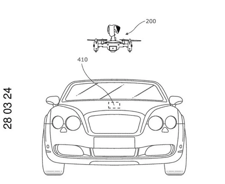 Bentley запатентовала футуристический дрон